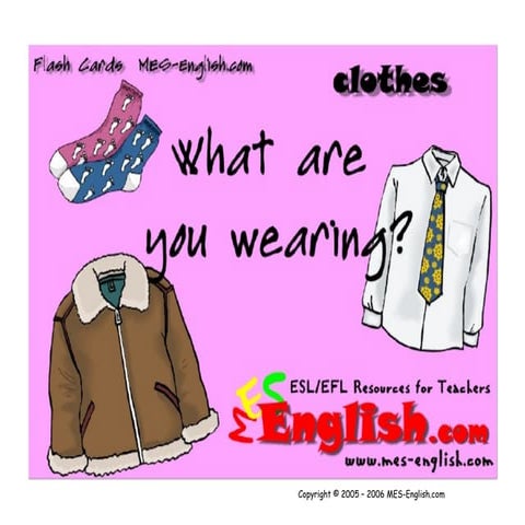 Clothes Vocabulary My Book Of Clothing Words | Printable Mini Books