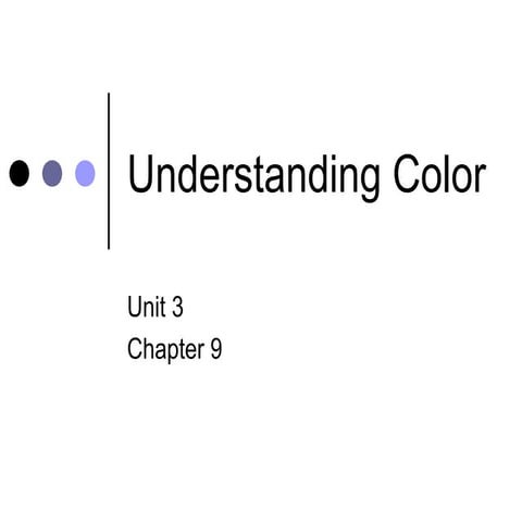 Clothing chapter 9 - Color