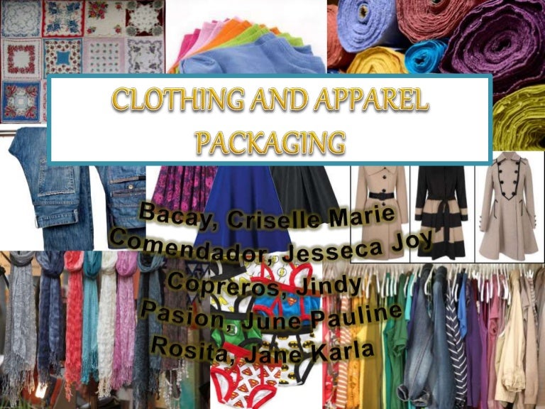 Clothing and apparel packaging