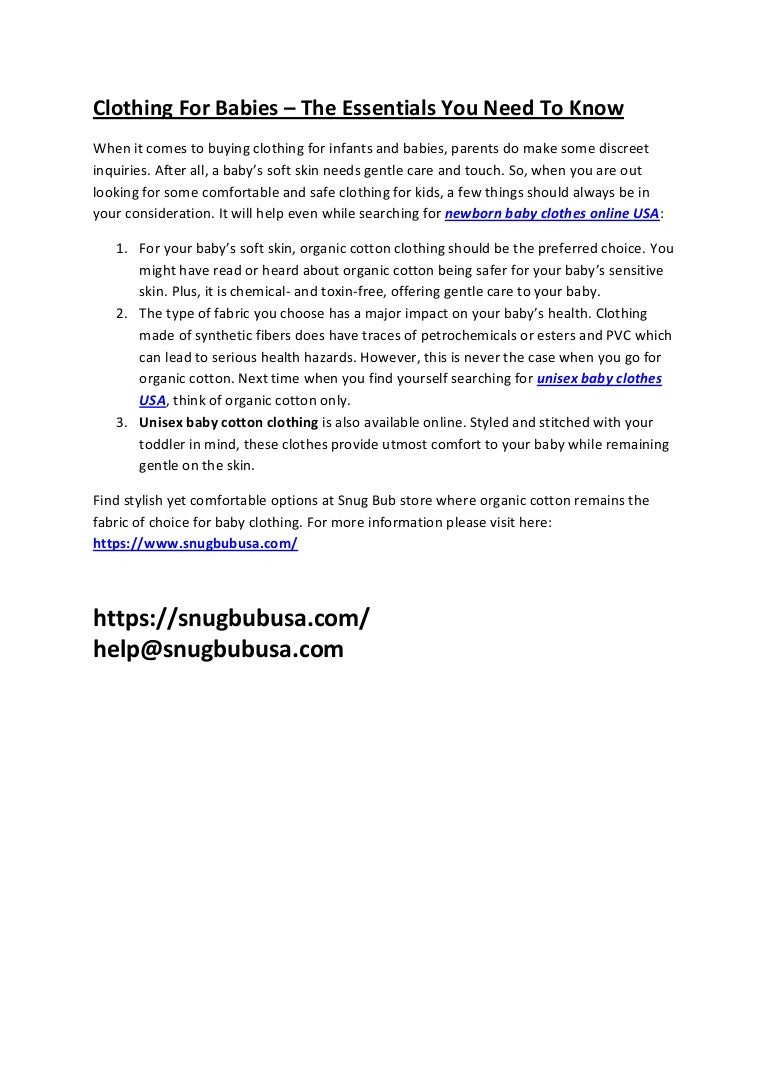 buy baby clothes online usa