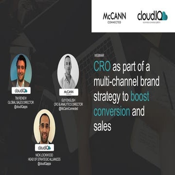 Future Glance: CRO as part of a multi-channel brand strategy to boost convers...