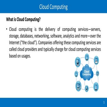 Cloud Computing