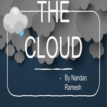 The Cloud - CBSE Class 12 Computer Science