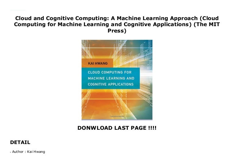 cloud computing with machine learning
