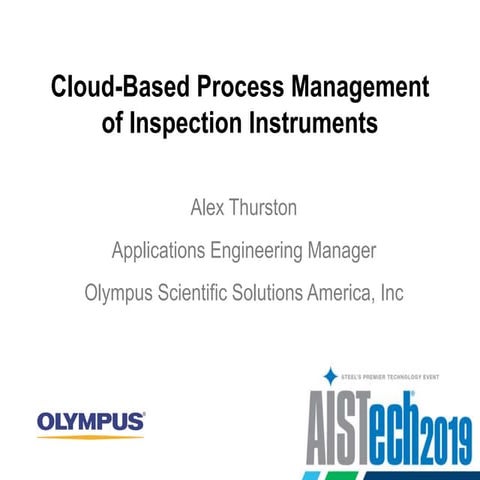 Cloud-Based Process Management of Inspection Instruments