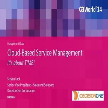 Cloud-Based Service Management
