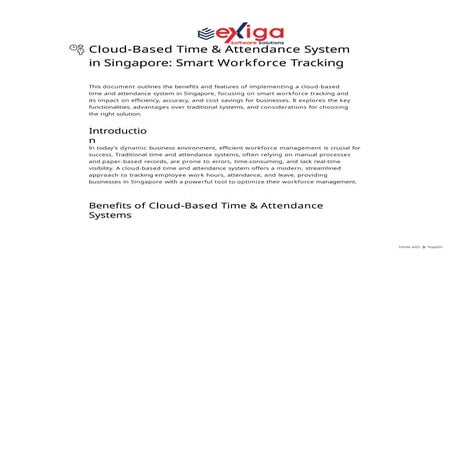 QuickHR_ Best Time & Attendance Tracking System for Singaporean ...