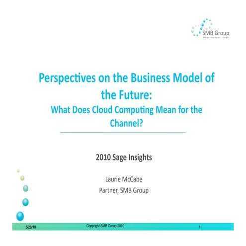 What Does Cloud Computing Mean for the Channel?