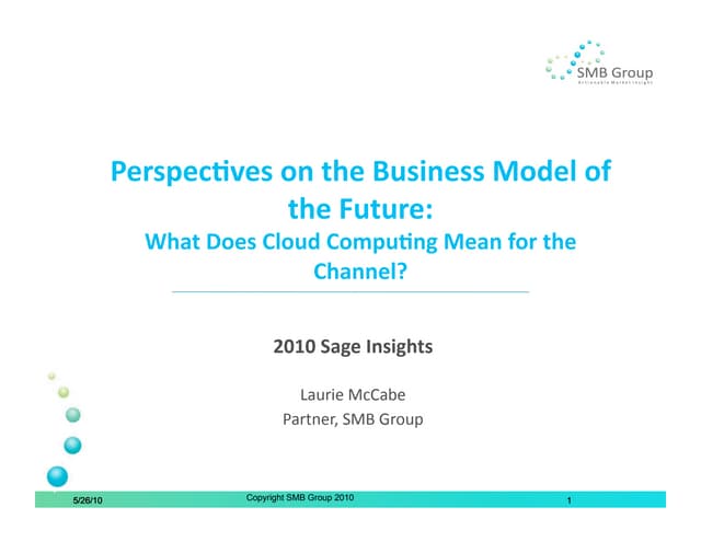 What Does Cloud Computing Mean for the Channel?