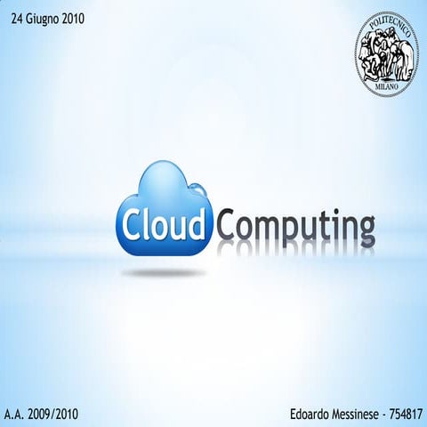 Cloud  Computing
