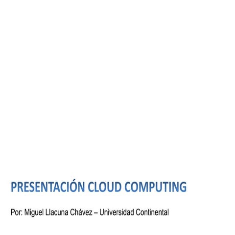 Cloud computing
