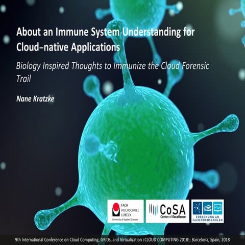 About an Immune System Understanding for Cloud-native Applications - Biology ...