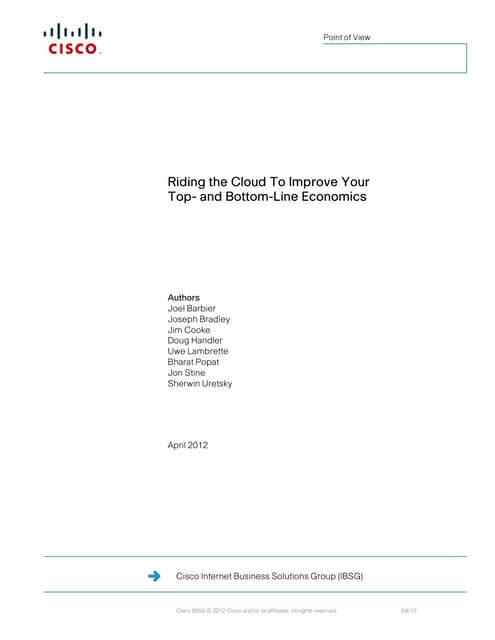 Riding the Cloud 
