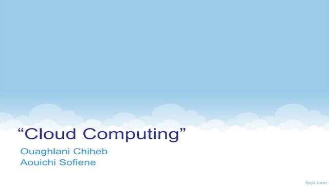 Cloud Computing