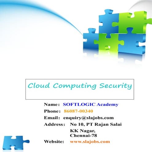 Cloud Computing Security - Cloud Controls Security