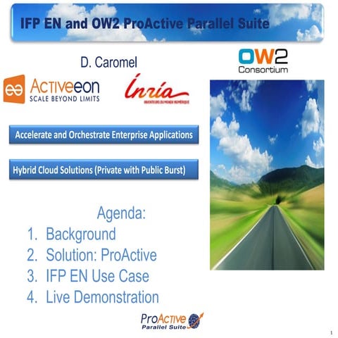 Cloud / IFPEN Proactive Case Study - Denis Caromel, Activeon