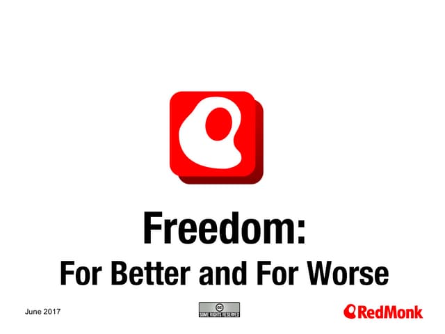 Freedom: For Better and For Worse