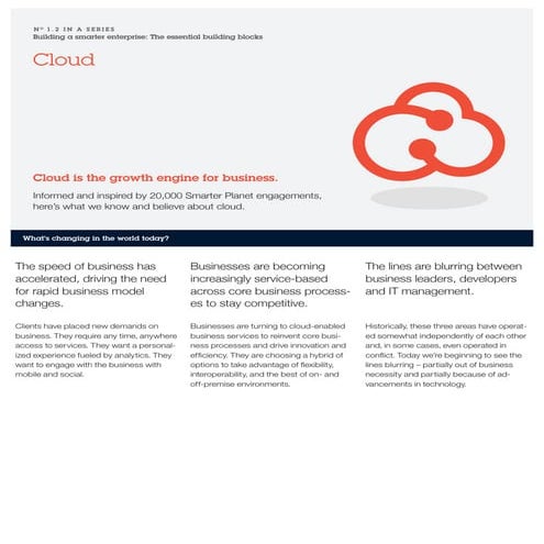 Cloud - IBM Point Of View