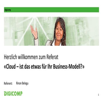 Cloud - ist das etwas für Ihr Business Modell?