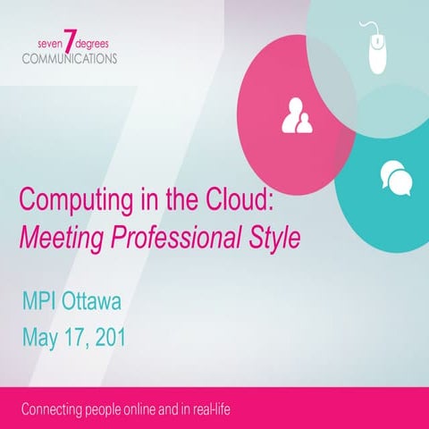 Cloud Computing for Meeting Professionals