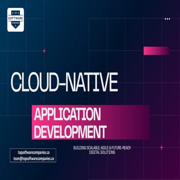 Cloud-Native application development Overview | PDF
