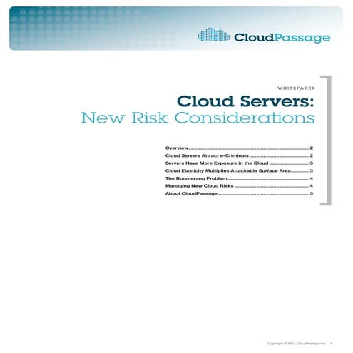 Cloud servers-new-risk-considerations