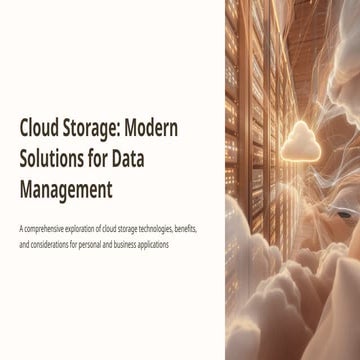 cloud storage ppt | PPTX