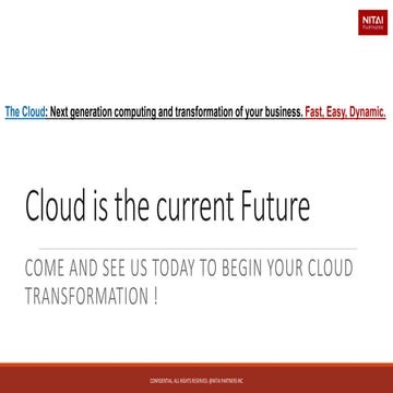 Cloud   the current future v6