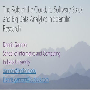 ieee cloud 2015 keynote talk