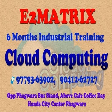 cloud  computing training in jalandhar