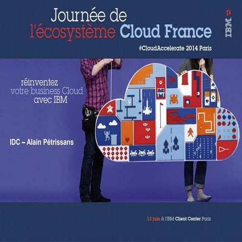 #Cloudaccelerate présentation IDC , Le Marche francais Cloud et MSP