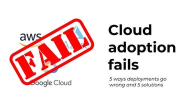 Cloud adoption fails - 5 ways deployments go wrong and 5 solutions