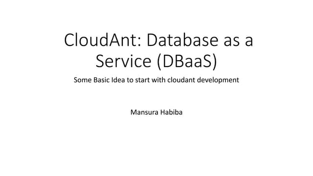 Cloudant