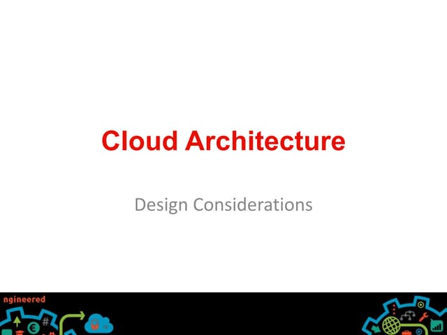 Cloud Architecture