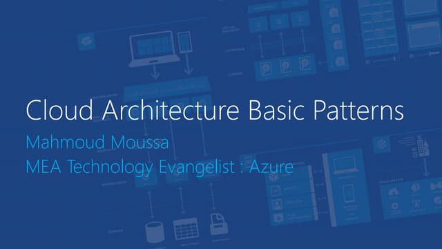 Cloud architecture