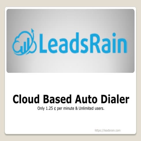 The advantages and disadvantages of auto dialer software | PDF