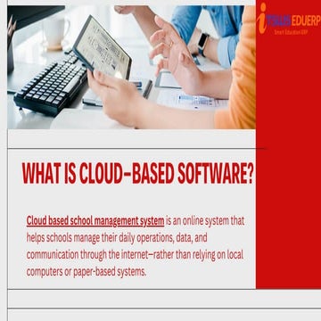 Cloud-Based School Management System – ITSWSEDUERP | PDF
