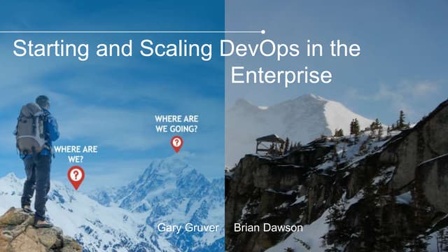 Starting and Scaling DevOps