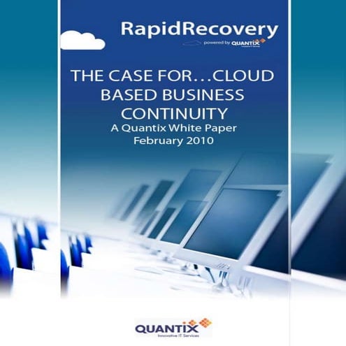 Cloud Business Continuity White Paper