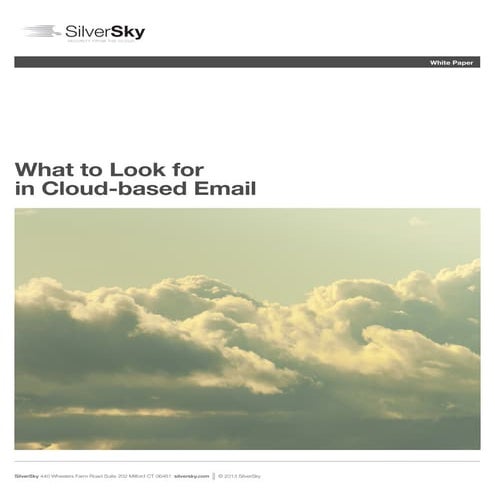 Cloud Based Email