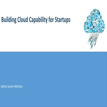 Building Cloud capability for startups