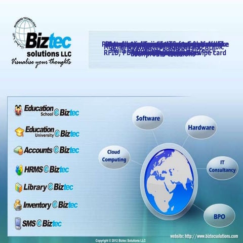 Cloud cloud@ Biztec Solutions LCC