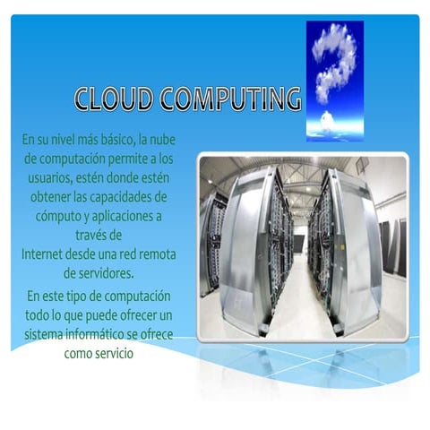 CLOUD COMPUTING
