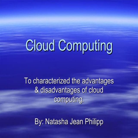 Cloud Computing