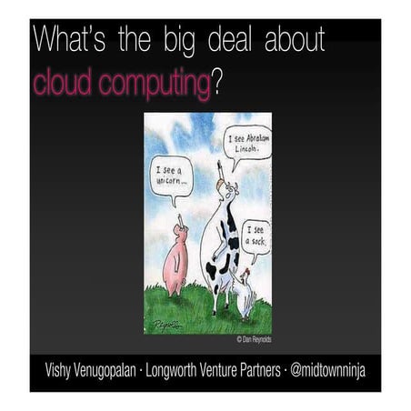 Cloud Computing and Startups