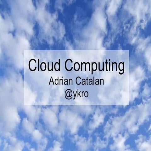 Cloud Computing