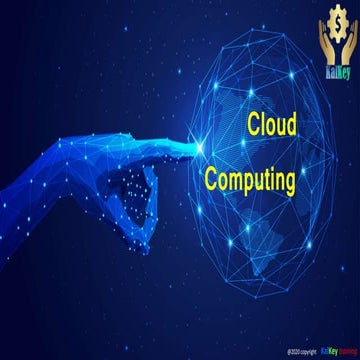 Cloud computing  1