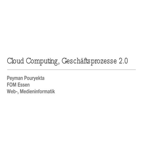 Cloud Computing