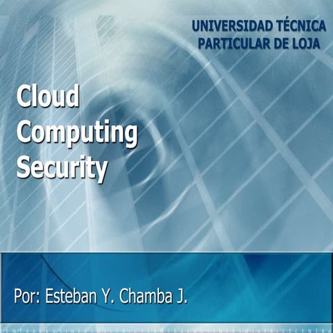 Seguridad en Cloud computing
