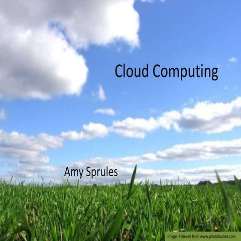Cloud computing